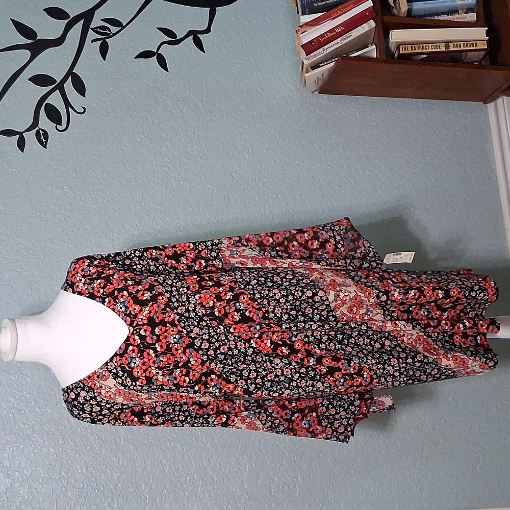 Westport Orange and Blue Floral Dress